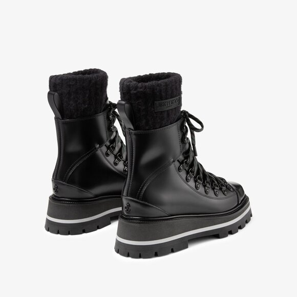 JIMMY CHOO Chike Leather Ankle Boots Black Size IT 37 US 7 NEW IN BOX - Picture 15 of 15